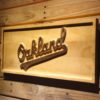 Oakland Athletics Oakland Wordmark Wood Sign