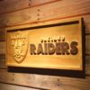 Oakland Raiders 2 Wood Sign
