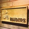 Oakland Raiders Helmet Wood Sign