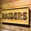 Oakland Raiders Text Wood Sign