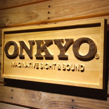 Onkyo Wood Sign neon sign LED