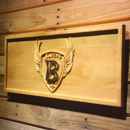 Baltimore Ravens 1996-1998 B Wood Sign - Legacy Edition neon sign LED