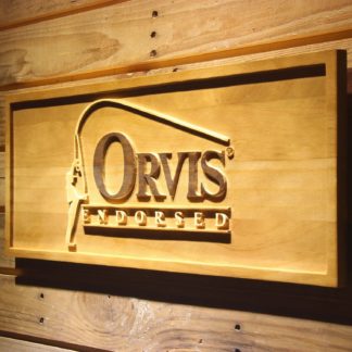 Orvis Endorsed Wood Sign neon sign LED