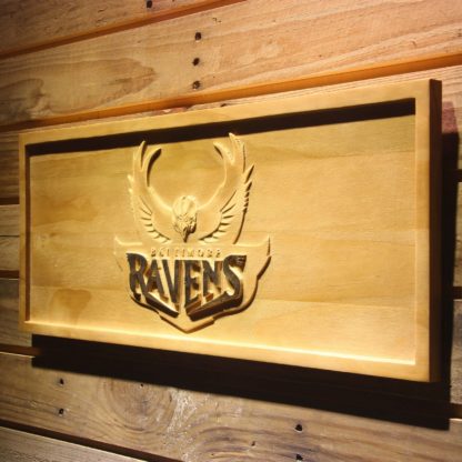 Baltimore Ravens 1996-1998 Logo Wood Sign - Legacy Edition neon sign LED