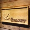 Baltimore Ravens Coors Light Helmet Wood Sign