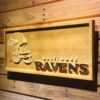 Baltimore Ravens Helmet Wood Sign