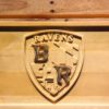 Baltimore Ravens Shield Logo Wood Sign