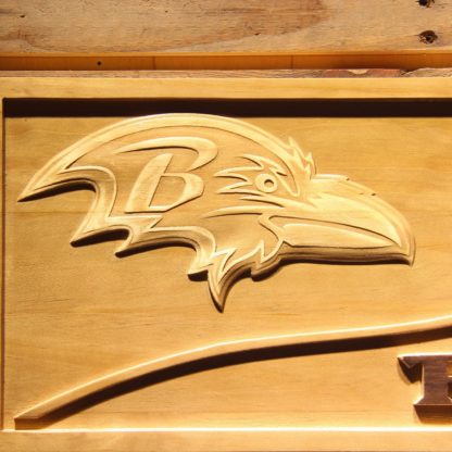 Baltimore Ravens Split Wood Sign neon sign LED