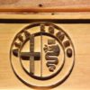 Alfa Romeo Wood Sign