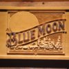 Blue Moon Old Logo Wood Sign