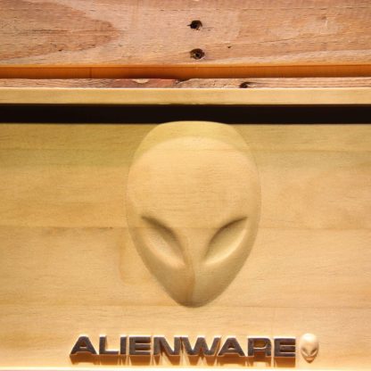 Alienware Wood Sign neon sign LED
