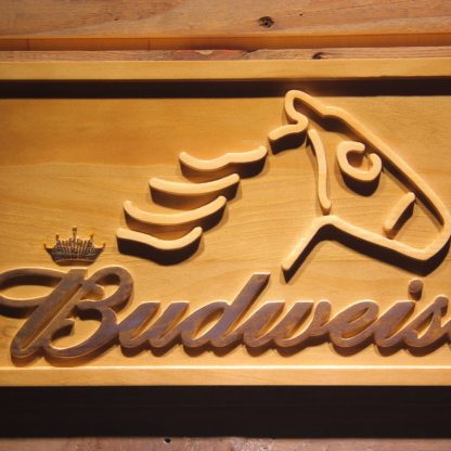 Budweiser Horse Wood Sign neon sign LED
