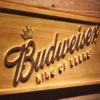 Budweiser King of Beers Slanted Wood Sign