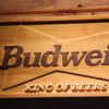 Budweiser King of Beers Wood Sign