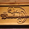 Budweiser Lizard Wood Sign