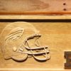 Buffalo Bills Helmet Wood Sign