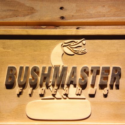 Bushmaster Wood Sign neon sign LED