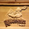 Calgary Roughnecks Wood Sign