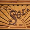 Cerveza Sol Wood Sign