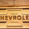 Chevrolet Old Logo Wood Sign