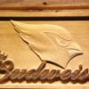 Arizona Cardinals Budweiser Wood Sign