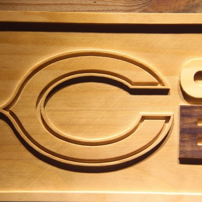 Chicago Bears Wood Sign neon sign LED