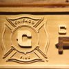 Chicago Fire Wood Sign