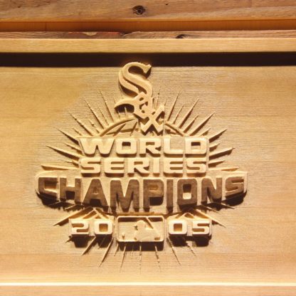 Chicago White Sox 2005 Champion Logo B Wood Sign - Legacy Edition neon sign LED
