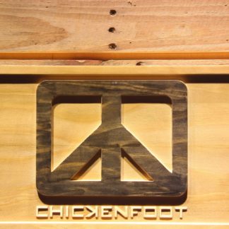 Chickenfoot Wood Sign neon sign LED