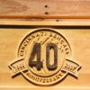 Cincinnati Bengals 40th Anniversary Logo Wood Sign - Legacy Edition