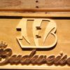 Cincinnati Bengals Budweiser Wood Sign