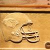 Arizona Cardinals Helmet Wood Sign