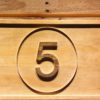 Cleveland Indians Boudreau Memorial Logo Wood Sign - Legacy Edition
