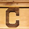Cleveland Indians C Wood Sign