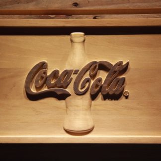 Coca-Cola Bottle Wood Sign neon sign LED