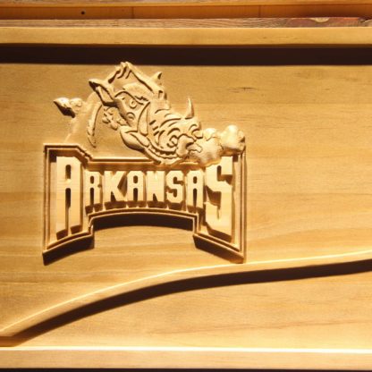 Arkansas Razorbacks Split Wood Sign neon sign LED