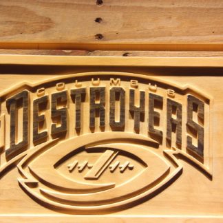 Columbus Destroyers Wood Sign - Legacy Edition neon sign LED