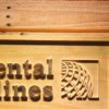 Continental Airlines Wood Sign