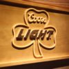 Coors Light Shamrock Wood Sign