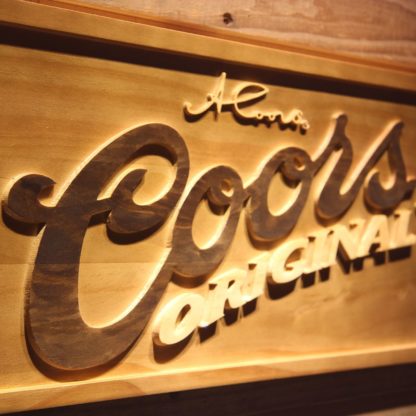 Coors Original Wood Sign neon sign LED