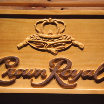 Crown Royal Wood Sign neon sign LED