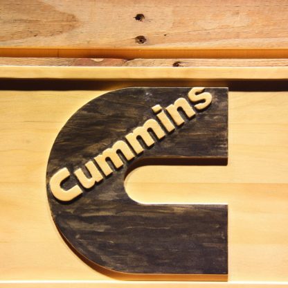 Cummins Wood Sign neon sign LED