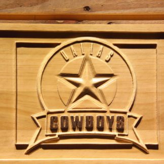 Dallas Cowboys Badge 2 Wood Sign neon sign LED