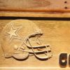 Dallas Cowboys Helmet Wood Sign
