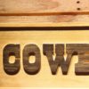 Dallas Cowboys Text Wood Sign