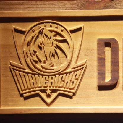 Dallas Mavericks Wood Sign neon sign LED