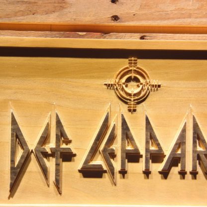 Def Leppard Wood Sign neon sign LED