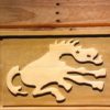 Denver Broncos 1962-1965 Helmet Logo Wood Sign - Legacy Edition