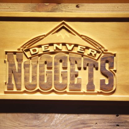 Denver Nuggets Wood Sign neon sign LED