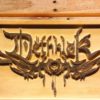 Dethklok Wood Sign